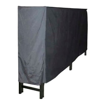 Dyna-Glo Pleasant Hearth 8' Heavy Duty Log Storage Rack with Full Cover Weather-Resistant LS938-96LC-K